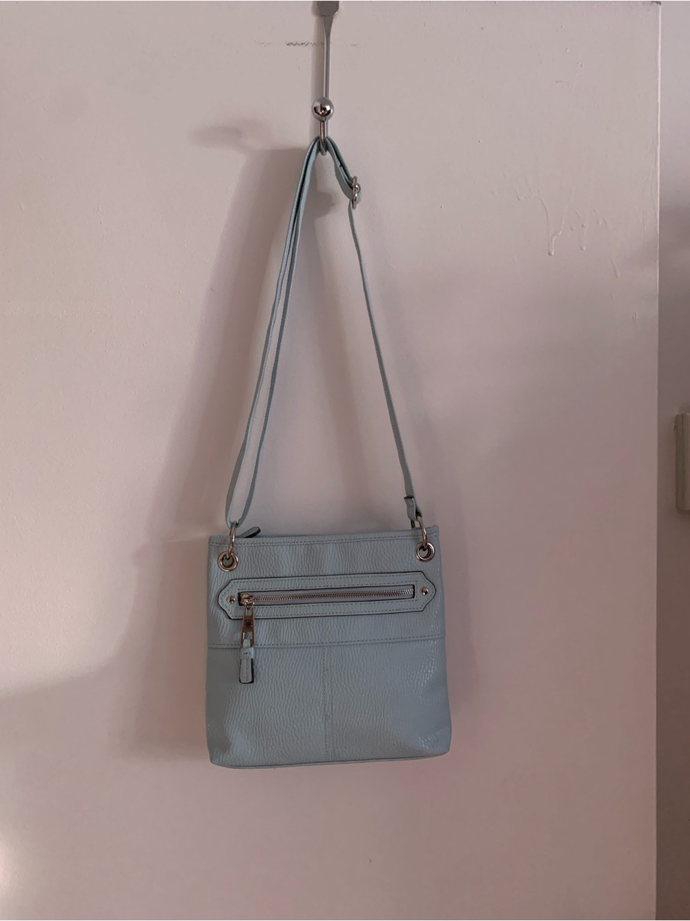 VeraWang, Simply Vera , Women's light Blue Crossbody Bag - Sleek Everyday